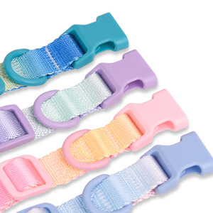 Modisches Farbverlauf-Hundehalsband aus Langlebigem Polyester-Nylon, Hochwertig mit Komfortabler Kunststoffschnalle, Fluoreszierendes Hundehalsband - Product Image 5