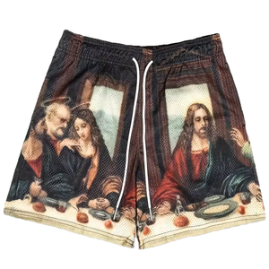 Dropshipping Elastic Waist Mid Worsted Eco-Friendly Breathable Quick-Dry <b>Men's</b> <b>Shorts</b> American-Style Streetwear Running - Product Image 1