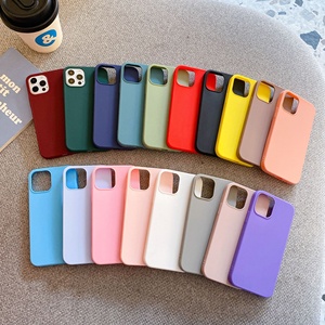 Custodia in Silicone TPU morbido opaco sottile antiurto per iPhone 11 12 13 14 Pro Max custodia per <span class=keywords><strong>cellulare</strong></span> - Product Image 1