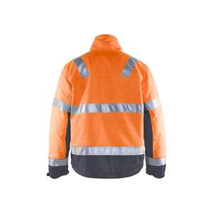 BLAKLADER - 486218115396S <b>Hi</b>-<b>Vis</b> winter <b>jacket</b> <b>Orange</b>/Mid grey - EAN 7330509755617 <b>HI</b>-<b>VIS</b> WORKWEAR - Product Image 2