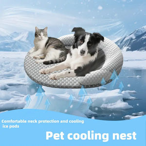 Tapis de refroidissement d'été pour animaux de compagnie Tapis de glace en fibre respirante et lavable pour les chats et les chiens Dropshipping Pet Products 2025 - Product Image 2
