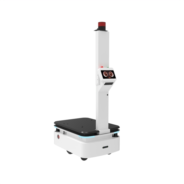 Heavy Duty 100kg Load AGV/AMR Robot for Warehouse Delivery with Laser SLAM Navigation 5mm Accuracy 6-8H Working Time