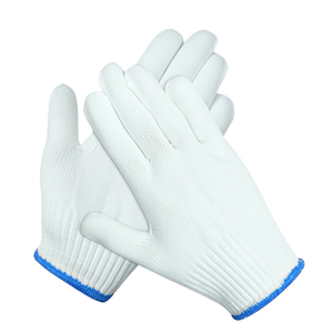 Gants de protection tricotés en coton Gants en coton blanc <span class=keywords><strong>pour</strong></span> la construction - Product Image 5