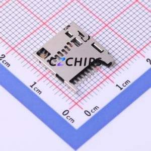 HYCW98-TF08-128B SD Card / Memory Card Connector SMD Connector Self-Return Type MicroSD Card (TF Card) Card Holder With - Product Image 1