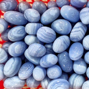Agate bleue <span class=keywords><strong>de</strong></span> qualité supérieure, <span class=keywords><strong>cristal</strong></span> naturel, pierre <span class=keywords><strong>de</strong></span> poche en quartz, pierre roulée <span class=keywords><strong>de</strong></span> haute qualité pour la guérison, pierre naturelle pour cadeau - Product Image 4
