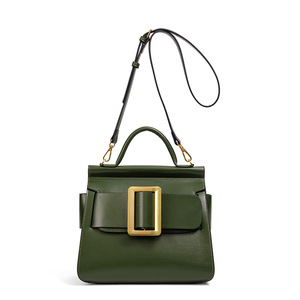 Nouveau Sac à Main Coréen Tendance 2026 – Sac Bandoulière Automne/Hiver Polyvalent Rétro avec Boucle Métallique Carrée Couleur Unie Texturée - Product Image 3