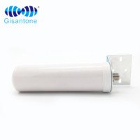 Antenne de station de base extérieure omnidirectionnelle en fibre de verre GISANTONE G14111B 4/6dBi 4 bandes 4G LTE WiFi à polarisation verticale