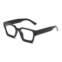 Montures de lunettes de vue carrées à monture complète, unisexes, tendance et simples, pour adultes, 2024