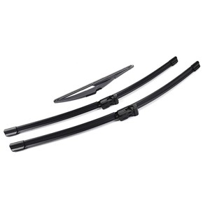 Escobillas Limpiaparabrisas para Fiat, 24+14+11 Pulgadas, Sin Estructura, de Goma Sintética, para Parabrisas Delantero y Trasero - Product Image 1