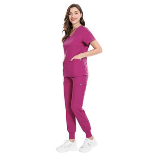 42030 Set di cura traspirante personalizzato più venduto manica corta uniforme medica <span class=keywords><strong>Scrub</strong></span> medicali <span class=keywords><strong>Scrub</strong></span> uniformi Set uniformi - Product Image 5