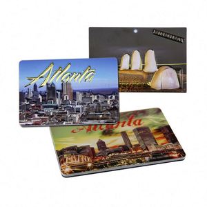 Imán de nevera personalizado con imagen 3D de paisajes de Marruecos, Túnez y Jamaica, recuerdo de África. - Product Image 1