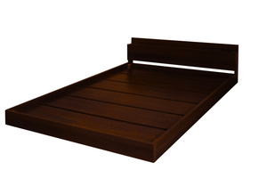 Single / Double Bed Modern Simple Bedroom Furniture Wooden Wholesale Ruisi Wood Bed Ruisi - Product Image 4