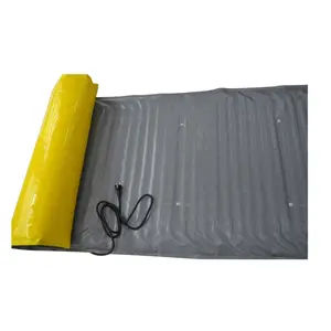 Matras Pemanas Peleburan Salju Jalan Luar Ruangan, Sistem Pemanas Peleburan Elektrik Antibeku Huanrui Desain Grafis Modern 1000W 20 W/m Pvc