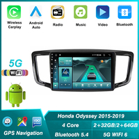 Autoradio Android sans fil Car-play DSP pour Odyssey 2015-2019, amplificateur 2 Go, lecteur multimédia vidéo, navigation GPS