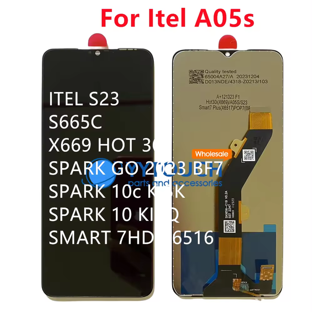 Touch+lcd for Tecno Spark Go 2023 Bf7 Lcd Screen Assembly