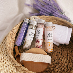 <span class=keywords><strong>Sel</strong></span> de <span class=keywords><strong>Bain</strong></span> Naturel de l'Himalaya à l'Huile Essentielle de Rose, Aromathérapie, Soulagement Musculaire, Hydratant, Nettoyant, Pot en Plastique de Haute Qualité pour le Corps - Product Image 3