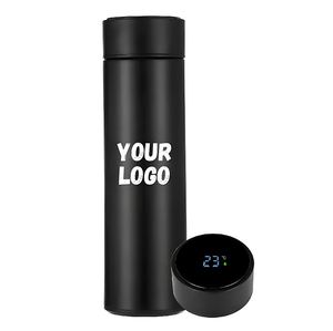 Promotion Business Gift Custom Logo Printed Stainless Steel Tea <b>Thermos</b> Smart Water <b>Bottle</b> - Product Image 1