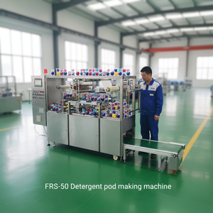 Automatic 3in1 Easy Operate Laundry Pod Making Machine PLC <b>Control</b> Plastic Bags Wrapping Liquid Detergent for Machine - Product Image 2