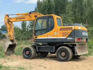 Pneus de haute qualité pelle 150w-9 d'occasion en bon état pelle Hyundai 150W-9 pelle hydraulique sur pneus - Product Image 3