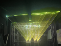 Láser de Animación de Texto de Alta Potencia para DJ, Láser RGB de 21W 30W DMX512 de Color Completo 3D para Escenarios de Larga Distancia