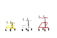 Déambulateur pour enfant avec cadre d'aide à la position debout et au déplacement, réglages de hauteur, entraîneur de marche adapté à différentes tailles d'enfants - BZ-XY01