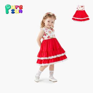 Vestido Infantil Ecológico Puresun, Vendas Quentes, Roupas Personalizadas para Meninas, Vestidos de Verão para Crianças - Product Image 1