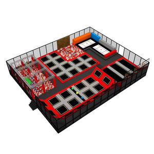 Parc de <span class=keywords><strong>trampoline</strong></span> intérieur pour enfants Cadres de basket-ball Piscines à balles Pont sautant <span class=keywords><strong>Trampoline</strong></span> Parcs d'attractions pour enfants - Product Image 4