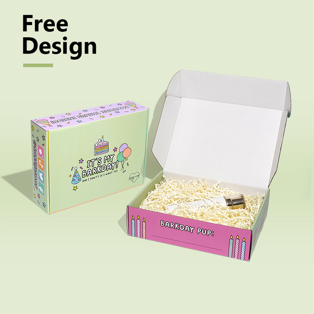 Customizable Embossed Eco-Friendly Portable Corrugated Mailer Box for Shipping Packaging with Custom Sizes & Logo