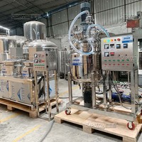 Offre Spéciale : Émulsifiant Mobile 200L avec Réservoir Huile-Eau pour Crèmes, Lotions, Gommages Corporels et Pommades