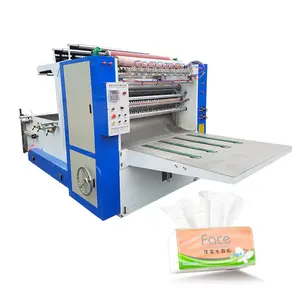 Facial Tissue Folding Machine 2-zeilige Facial Tissue Machine mit Kanten prägung A 10 Lines Facial Tissue Paper Making Machine