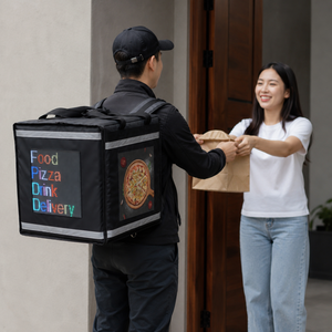 Bolsa Térmica para Reparto en Moto/Bicicleta con Panel LED Retroiluminado, 42cm, para Alimentos, con Pantalla y Logotipo, Mochila para Repartidores - Product Image 2