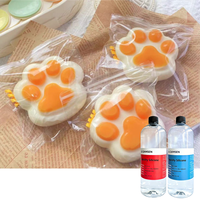 Vente en gros de caoutchouc de silicone liquide RTV 2 de qualité alimentaire, super souple, gel Taba Squishy pour la fabrication de jouets à presser en forme de patte de chat DIY