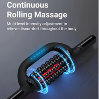Rouleau de massage électrique rechargeable avec lumière rouge, masseur portatif pour le corps entier, pour une relaxation musculaire profonde