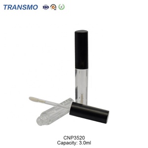 Tube de gloss à lèvres écologique, tube de mini gloss à lèvres personnalisé 3ml, tubes de gloss à lèvres personnalisés uniques - Product Image 3