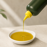Bouteille distributrice d'huile d'olive en plastique de qualité alimentaire sans BPA, anti-fuite, rechargeable, pour cuisine et sauce BBQ