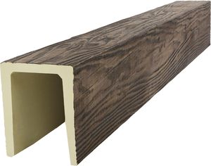Ekena Millwork Trave per Soffitto in Finto Legno MENA Heritage, 3 1/2" L x 5 1/2" A x 8ft C, a 3 Lati (Trave a U), Colore <span class=keywords><strong>Kona</strong></span> Brown - Product Image 3
