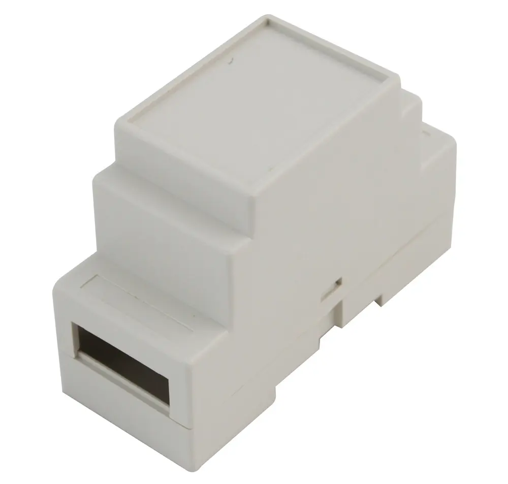 DRX PLC016 88*37*59mm Cheap Wholesale Flush Mount Plastic Din Rail Enclosure Electrical Db Box Enclosure For Electronic Project