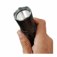 1300 Lumens LED lampe de poche en aluminium multifonctionnel double queue interrupteur boutons USB Rechargeable étanche IP68 tactique