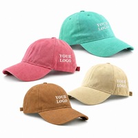 Casquette de baseball vintage en coton lavé avec logo personnalisé, douce, respirante, imperméable, réglable, unisexe, sportive, décontractée, streetwear