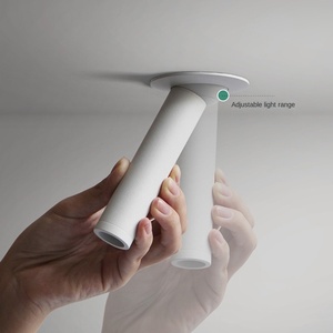 Spot à encastrer à LED Angle réglable 12W Aluminium Long Tube Modern Bedroom Outdoor Plafonnier - Product Image 4