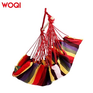 Woqi xách tay duy nhất bông võng cho cắm trại du lịch trọng lượng nhẹ với túi <span class=keywords><strong>nylon</strong></span> thoải mái ghế - Product Image 3