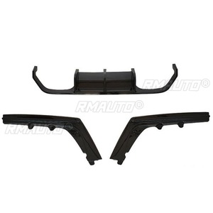 สปอยเลอร์กันชนหลังรถยนต์แบบดิฟฟิวเซอร์สีดำเงา สำหรับตกแต่ง BMW M3 M4 F80 F82 ปี 2014-2020 อุปกรณ์ตกแต่งรถยนต์ - Product Image 3