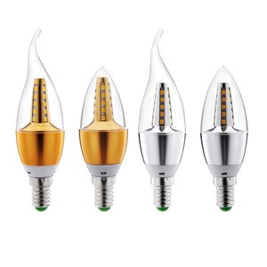 หลอดไฟ LED รูปทรงเทียน ขั้วเกลียว E14 110V-220V 12V แหล่งจ่ายไฟแรงดันต่ำ แสงสีขาวอบอุ่น สำหรับใช้ภายในอาคาร - Product Image 2