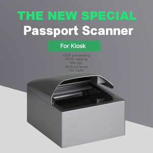 Lecteur-scanner multifonctionnel de documents d'authentification d'identité de bureau avec OCR mains libres <span class=keywords><strong>automatique</strong></span> pour passeport, permis de conduire et carte d'identité - Product Image 1