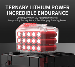 electric hammer impact drill rechargeable household electric pickaxe industrial electric drill dual-use <b>power</b> <b>tool</b> - Product Image 3
