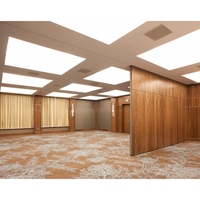 Dernier modèle de cloison acoustique en aluminium pour restaurants, salle de banquet en bois pliable et coulissante, cloison de séparation mobile et insonorisée