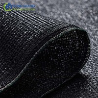 Filet d'ombrage en HDPE tissé pour l'agriculture, taux d'ombrage de 90 %, noir, 30 g/m²-350 g/m², facile à assembler