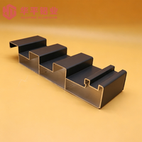 Accessoires pour murs-rideaux en verre aluminium double et triple couche, profilés pour murs-rideaux en aluminium pour façades de maisons