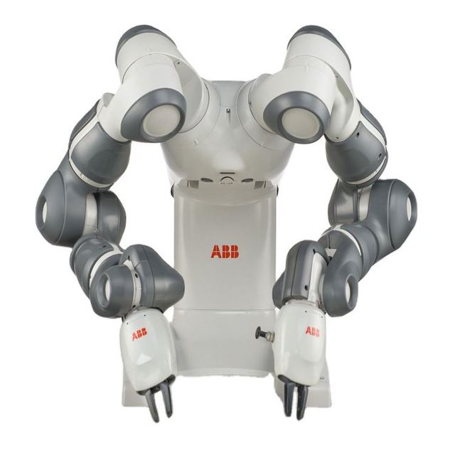 Automatic Collaborative Robot That Low Cost Industrial Robot Arm Yumi As Cobot Robot