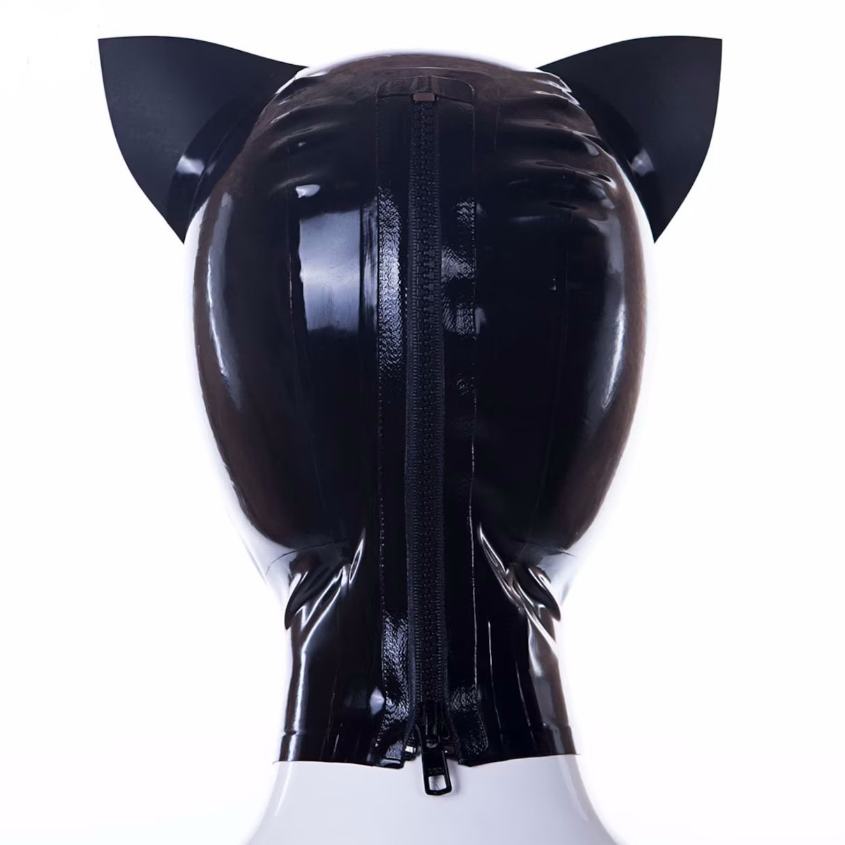 Combinaison en Latex et caoutchouc pour homme, combinaison blanche à capuche, taille XXS ~ XXL